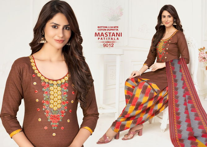 Mastani Patiyala 9 Printed Cotton Casual Daily Wear Dress Material Collection